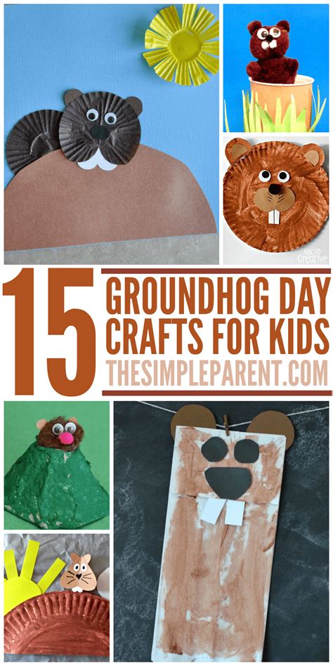 Groundhog Day Crafts for Kids (Whether He Sees His Shadow or Not!) - The Simple Parent