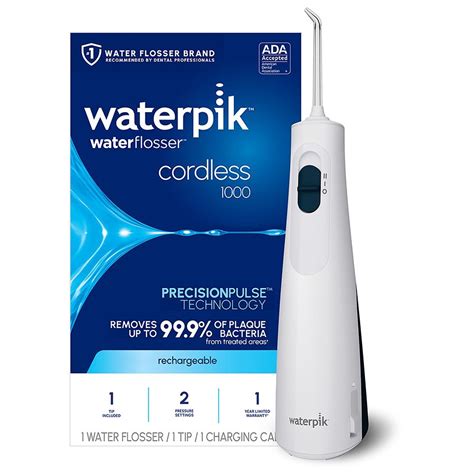 Waterpik Cordless 1000 Water Flosser White | Walgreens
