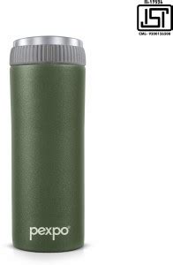 pexpo Vacuum Insulated Water Bottle, Stainless Steel Hot & Cold, Crypto ...