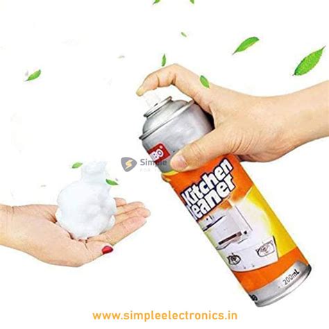 Multipurpose Bubble Foam Cleaner Spray | Simple Electronics
