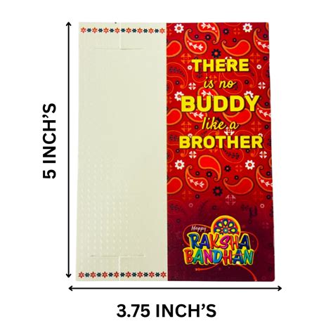 Minimal Rakhi Card Design – Stylish Raksha Bandhan Card – Packaging Kart