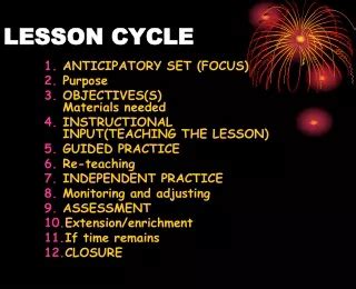Image result for DISD Lesson Cycle Model