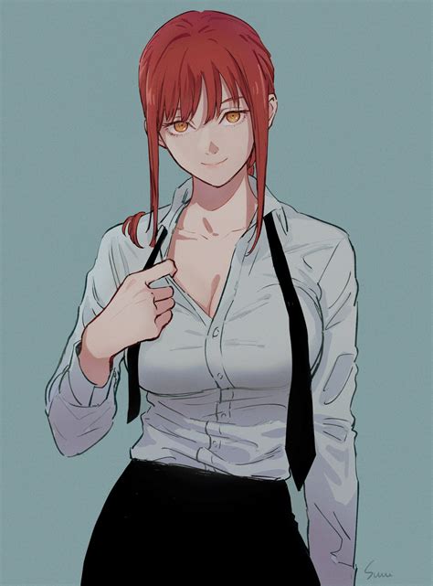 makima (chainsaw man) drawn by sumustard | Danbooru