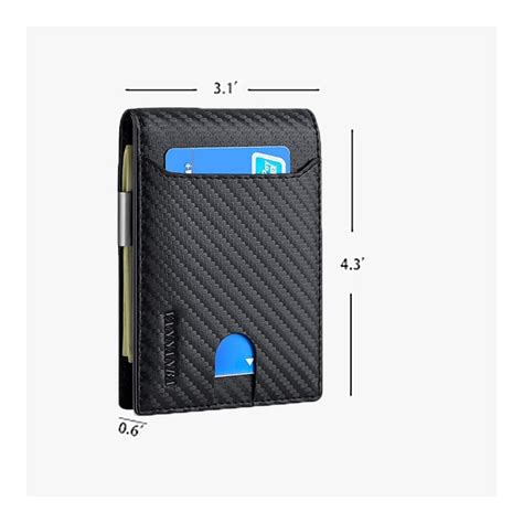 Buy VANNANBA Men's Wallets Leather Fiber Slim，Wallet for Men Card ...