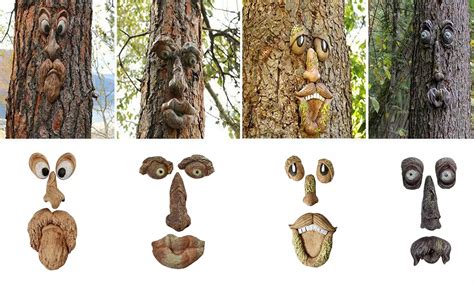 Up To 87% Off on LakeForest Tree Faces Decor F... | Groupon Goods