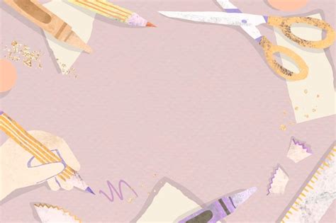 Blank pink back to school vector | Premium Vector