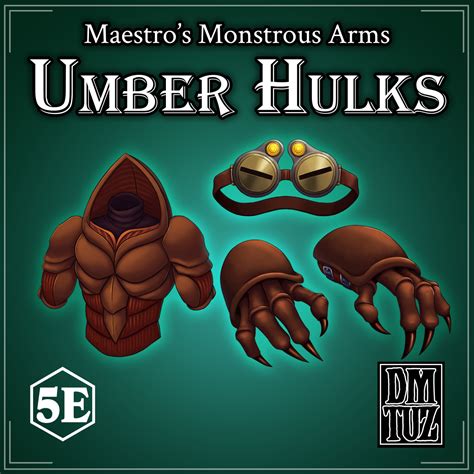 Dungeon Master Tuz's Tools of Trade — Maestros Monstrous Arms: Umber ...