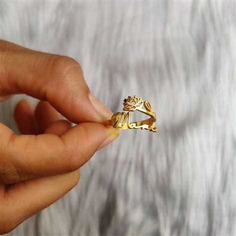 Customize Lotus Ring – Zivi Fashion
