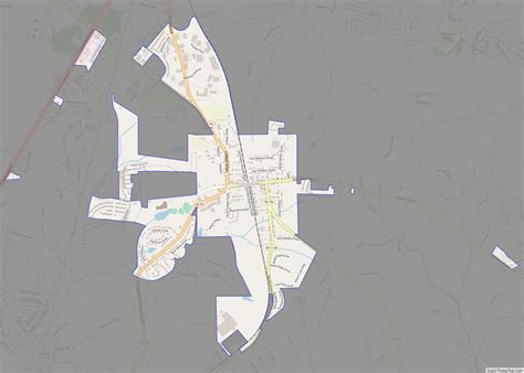 Map of Youngsville town, North Carolina - Thong Thai Real