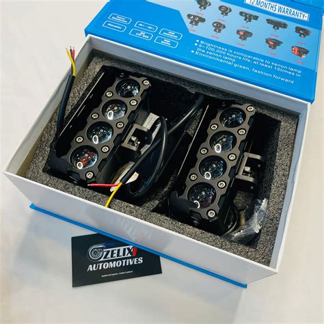 HJG 4-Lens Auxiliary Lights | 120W Mega Drive LED Fog Lamps – Zelix ...