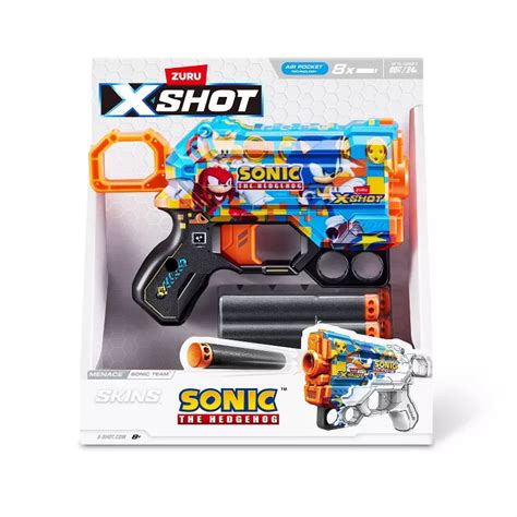 X-Shot Sonic the Hedgehog Race Team Menace Skins India | Ubuy