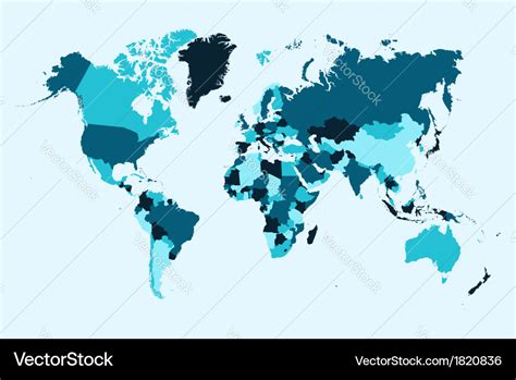Vector World Map Blue 的图像结果
