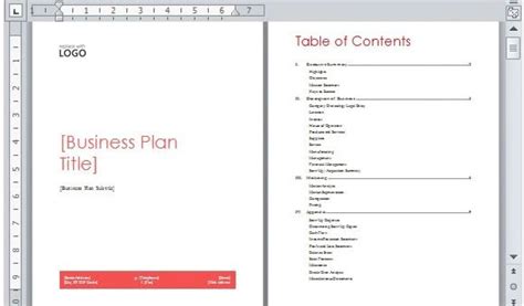 Business Plan Template Word 的图像结果