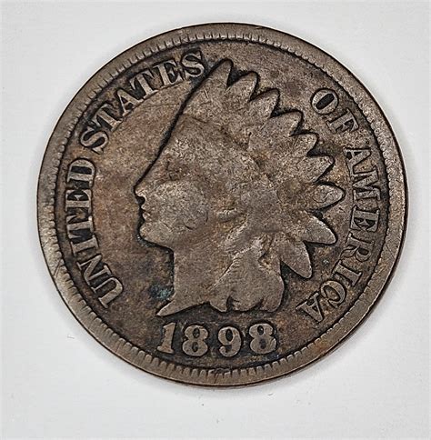 1898 Indian Head Cent- USA Coin | Property Room