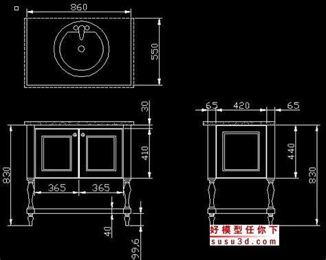 【干货分享】 豪华浴室柜卫浴柜家具设计CAD