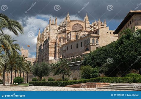 La Seu Cathedral in Palma , Mallorca , Spain Editorial Photo - Image of ...