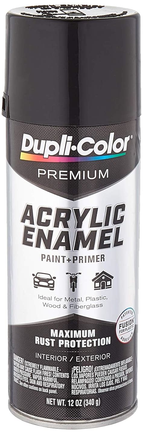 Dupli-Color EPAE100 Premium Acrylic Enamel Spray Paint - Gloss Black ...