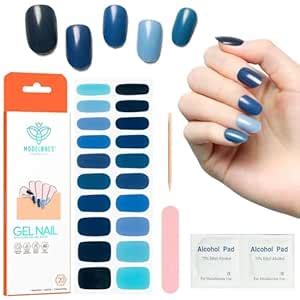 Buy Modelones In the Ocean Semi Cured Gel Nail Strips from BELLE GAGA ...