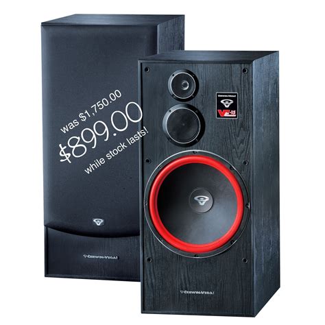 Cerwin-Vega Huge 15″ 3 Way Floorstanding Tower Speaker (UP $1750 ...