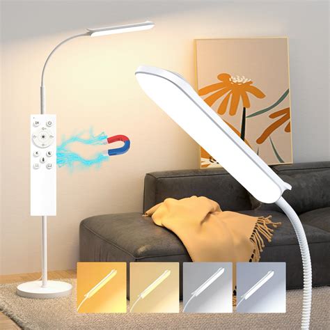 LED Floor Lamp, 18W Super Bright Floor Lamp for Living Room, Adjustable ...