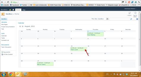 SharePoint Online Calendar 的图像结果