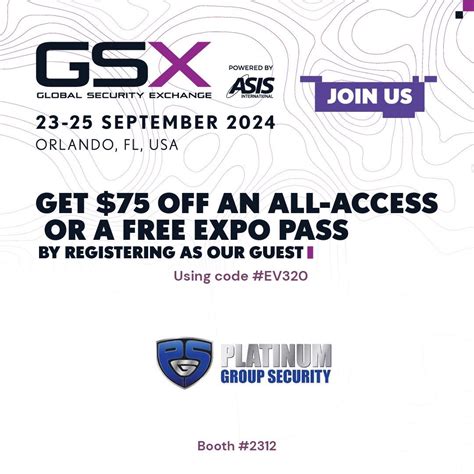 Platinum Group Security on LinkedIn: #gsx2024