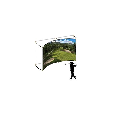 Buy TheTerakart Golf Impact Screen - Curved Self-Standing Indoor Frame ...