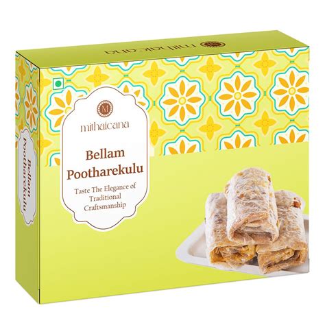 Mithaicana Bellam Pootharekulu Crafted With Jaggery Layers Andhra ...
