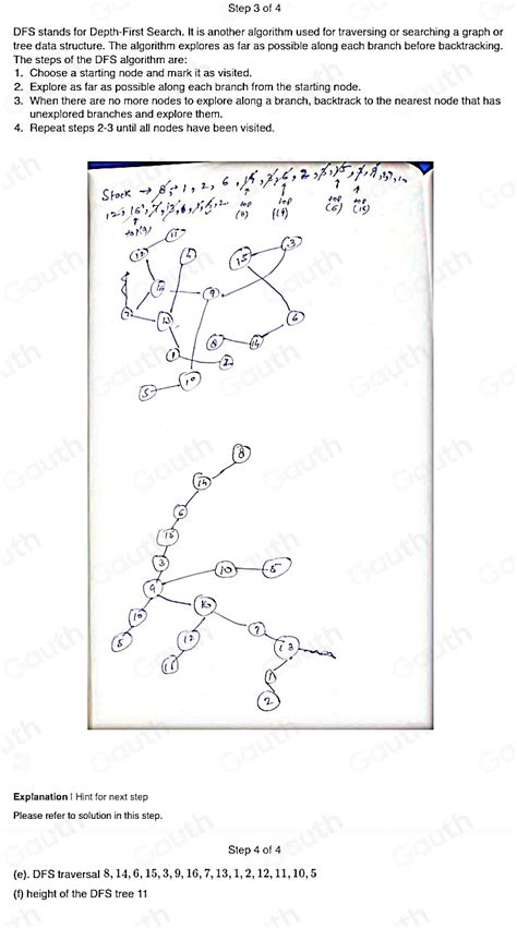 Solved: Given the graph G=(V,E) in the figure below, compute its BFS ...