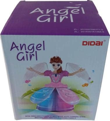 Toyvala Musical Angel Princess Toy Doll 360° Rotation Feature & 3D LED ...