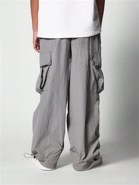 SUMWON Pantalón cargo recto y cómodo con cordones para niñas ...