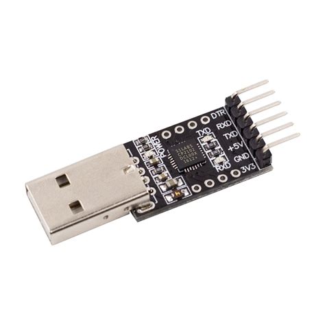 Buy RIV Tech CP2102 USB to TTL UART Module 6Pin Black Online at ...