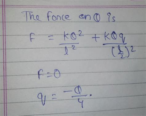A charge q is placed at the centre of the line joining two equal ...