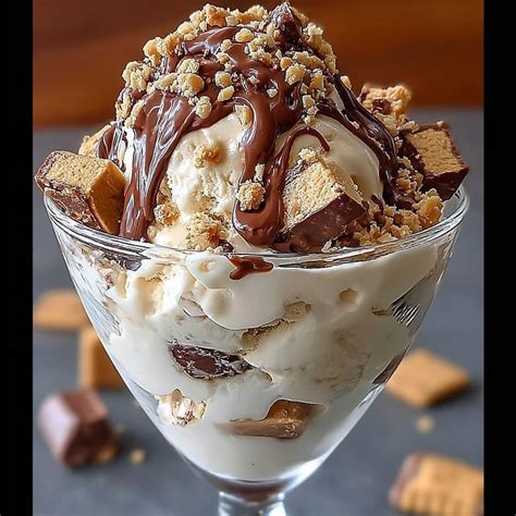 Snickers & Reese’s Cookie Dough Ice Cream: A Decadent Homemade Delight ...