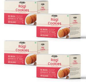 fittr bites Ragi Milllet Cookies with No maida, Multi Grain Biscuit ...