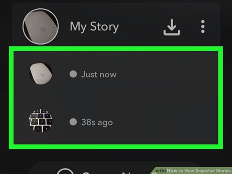Snapchat View Story 的图像结果