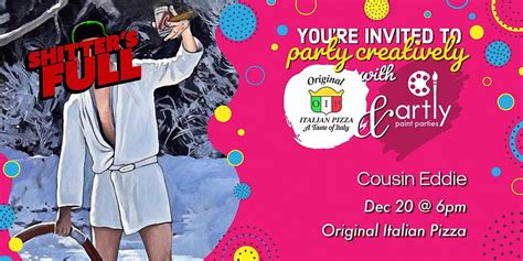 Cousin Eddie Christmas Paint and Sip, Original Italian Pizza, Monroe ...