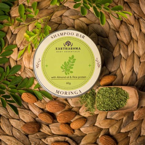 Moringa Shampoo Bar | EARTHAROMA