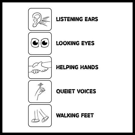 Classroom Rules Preschool Printables at Eldon Berthold blog