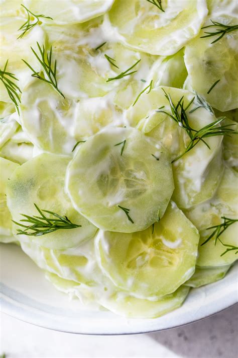 Creamy Cucumber Salad (Healthy) – Skinnytaste – Nature's Gateway