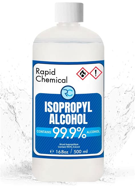 99% Isopropyl Alcohol - Made in Canada - USP Grade - 500ml Isopropyl ...