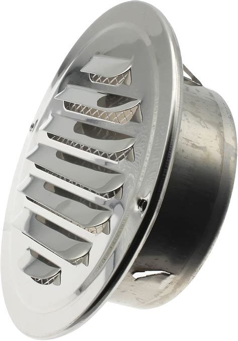 Buy LBTODH 6 Inch Louver Grille Cover Vent Stainless Steel Round Soffit ...