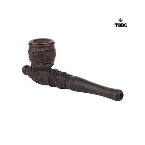 TBBC Wooden Ritual Pipe Black - 4 inches – THEBOOMBOXCLUB