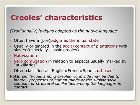 Pidgins Creoles Regional Dialects, Minority Dialects Varieties | PPTX