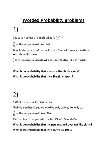 Probability Mathematical Problems 的图像结果