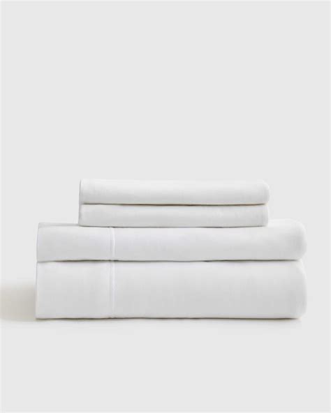 Organic Jersey Sheet Set in White