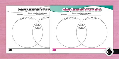 Reading Comprehension Making Connections Venn Diagram