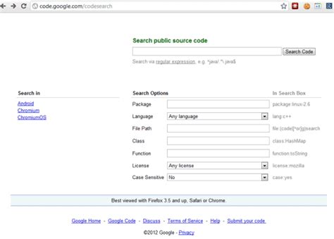 Code Google Search Engine 的图像结果