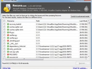 Recuva 的图像结果