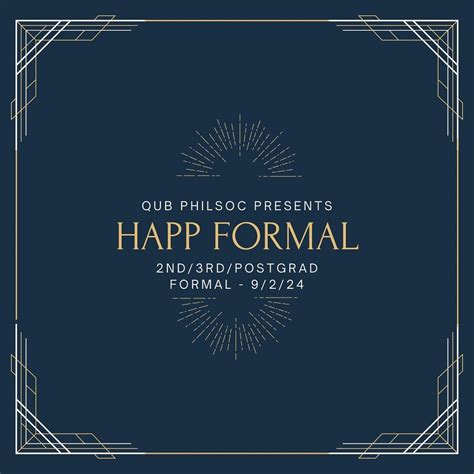 2nd/3rd/Postgrad HAPP Formal, Hilton Belfast (4 Lanyon Place, Belfast ...